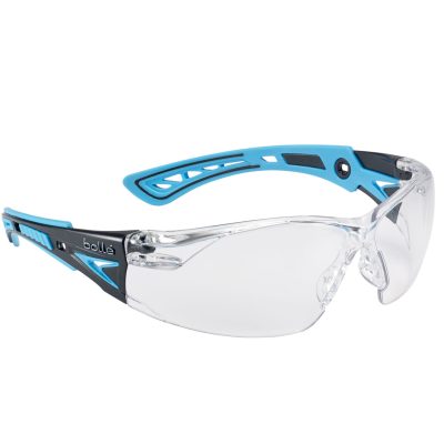 BOLLE-RUSH PLUS BLUE FRAME SAFETY GLASSES